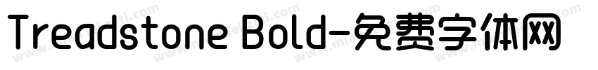 Treadstone Bold字体转换